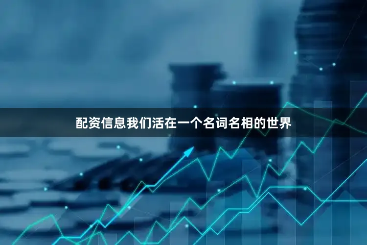 配资信息我们活在一个名词名相的世界